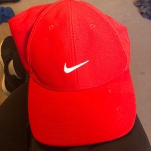 Nike red ball cap